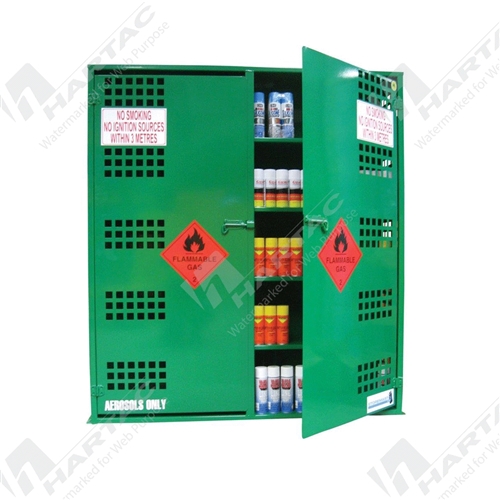 Aerosol Storage Cage Free Standing Storage Capacity625Can 1655W*1800H*400