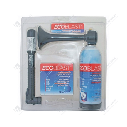 Ecoblast Air Horn Blister Pack with Manual Pump 190x200x75mm