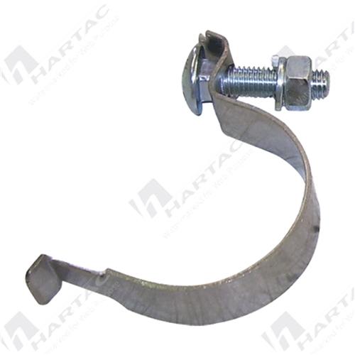 60mm OD Unistrut Saddle Post Bracket with Nut & M10x32mm Cup Head Bolt