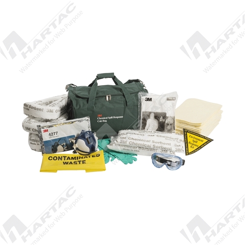 3M SRCB-CHEM Chemical Absorbent Spill Response Kit Cabin Bag 25L