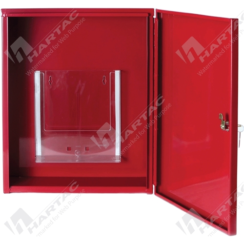 Powder Coated Hazmat Box 490*500*130mm Red