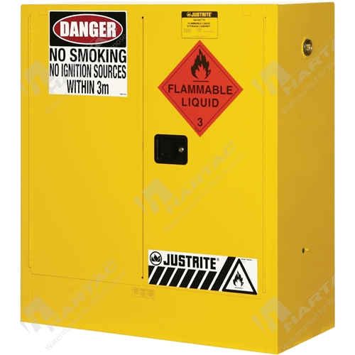 Flammable Storage Cabinet 2 Shelves 2 Doors 160L Capacity 1100W*1230H*465D