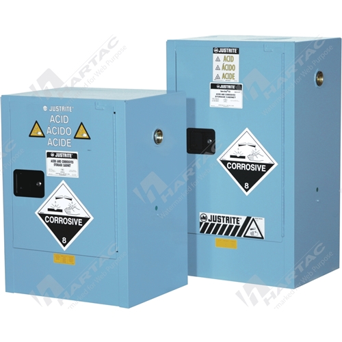 Corrosive Storage Cabinet Compac 2 Shelves 1 Door 60L Capacity 595W*1005H*465D