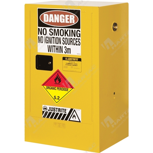 Organic Peroxide Storage Cabinet 2 Shelves 1 Door 50L Capacity 595W*1005H*465D