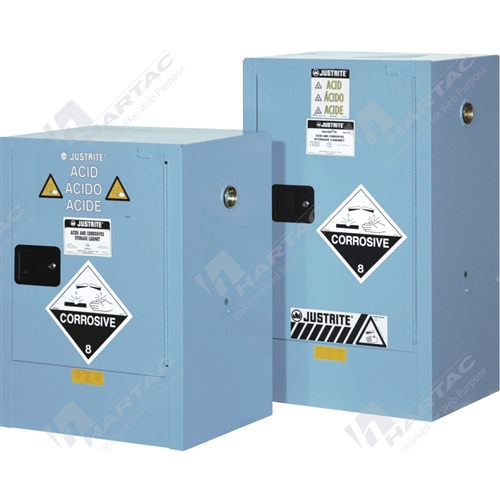 Corrosive Storage Cabinet Compac 2 Shelves 1 Door 30L Capacity 595W*800H*465D