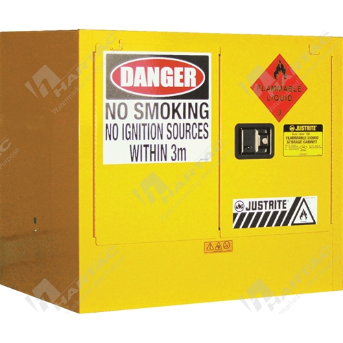 Flammable Storage Cabinet Under Bench 2 Shelf 2 Door 100L Capacity 920W*800H*565D