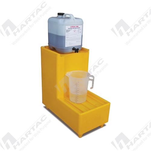 Bunded Decant Stand suit 20L Container Polyethylene 650D*550Hmm 40L Sump Capacity