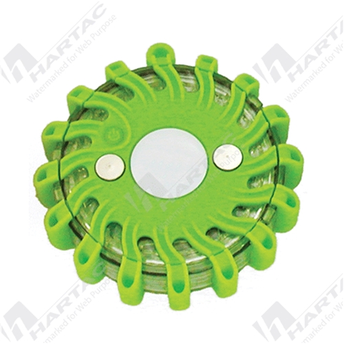 Emergency Flare Green Single Pk c/w Wall Plug, USB Charger & Cigarette Lighter Charger