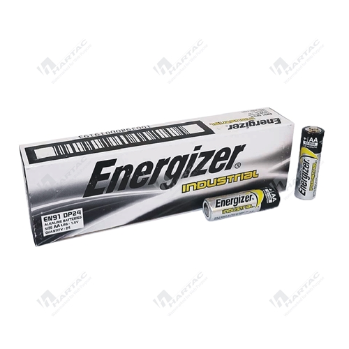 Energizer AA Size Batteries Zinc-Manganese Dioxide Industrial Pk of 24
