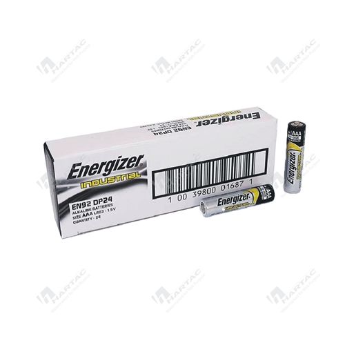 Energizer AAA Size Batteries Zinc-Manganese Dioxide Industrial Pk of 24