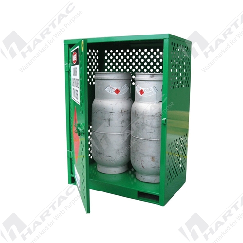 H/Duty Forklift LPG Cylinder Gas Storage for 2 TSize Bottle 750W*1023H*450D