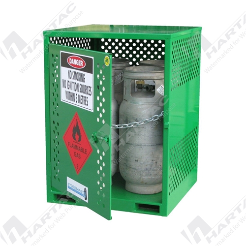 H/Duty Forklift LPG Cylinder Gas Storage for 4 TSize Bottle 750W*1050H*750D
