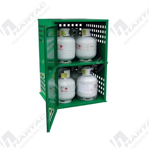 Heavy Duty LPG Cylinder Gas Storage for 8x 9kg LPG Bottles 720W*1190H*720D 2 Levels P.O.A