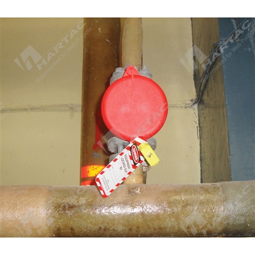 Gate Valve Cylinder Lockout Polypropylene Plastic 29mm Stem Hole Dia