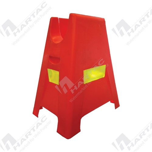 Stackable Shovel Cable Orange Demarcation Stand 600*400 Base 700H with 75mm Yellow DG Ref