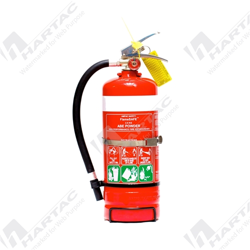 Powder Fire Extinguish 2.5kg Class ABE Paper, Wood, Fabric, Flam Liquid, Gas & Elect Fires