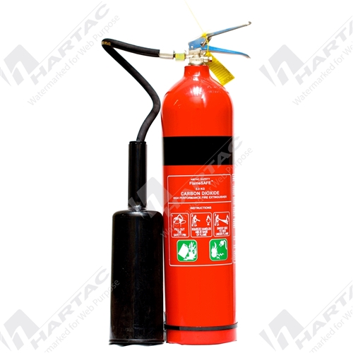 CO2 Fire Extinguisher 5kg Class 5B:E- Flammable Liquids, Electrical Fires