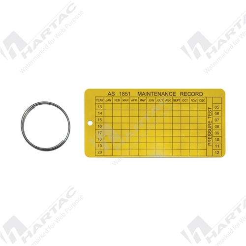 O Ring for Use with HS11502 Service Maintenance Tags