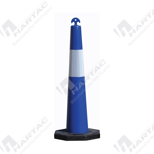 1m Blue Stackable Bollard with 8kg base