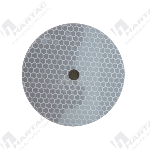 80mm Alum White Delineator Ref CL1 with 8mm hole in centre