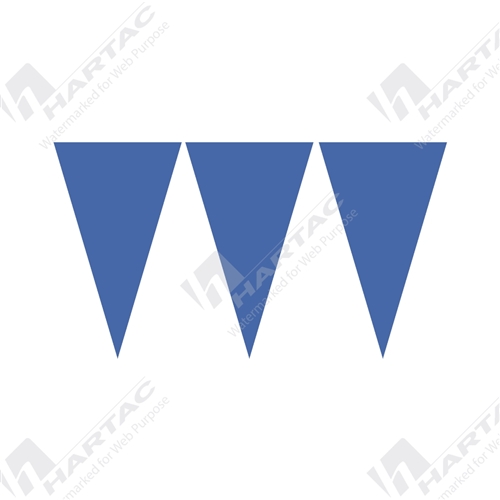 30mtr Roll Blue Bunting Flags (MOQ 10)