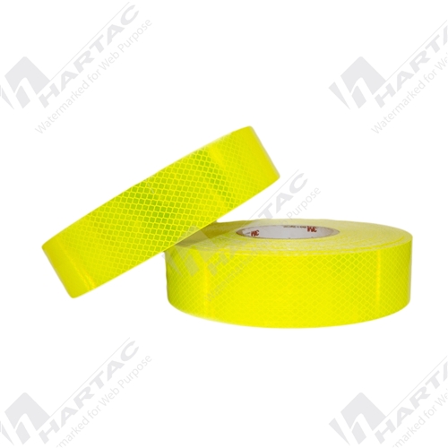 75mm 3M 4083 DG Ref Fluoro Yellow Green Tape 45.7mtr Roll