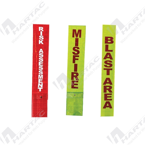 Yellow Reflective CL1 Star Picket Sleeve 75*250 POA Item