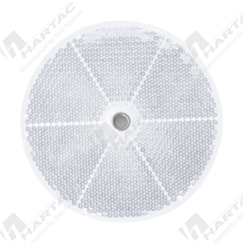 White Round Plastic Delineator 85mm