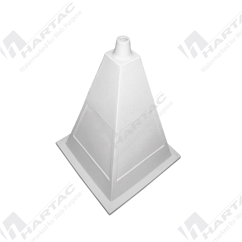 780*550 Large 4-sided White Pyramid Cone