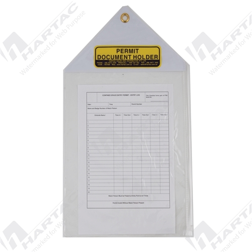Hartac Permit Document Holder - A4 Size