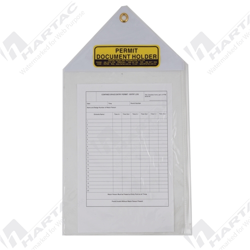 A4 Size Permit Document Holder
