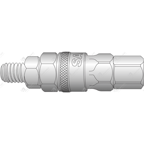 Complete Quick Release Set- Quick Disconnect Male Inset & Female Coupling