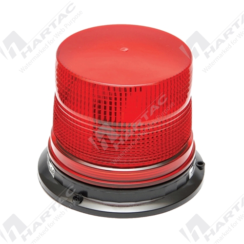 Hardwire 12-24V Large Strobe Double Flash Beacon Red