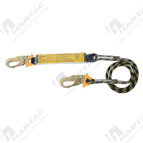 B-Safe 1.2M Rope Lanyard w/ 2 X BSM007 Snap Hook