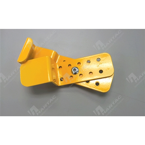 10 Hole Yellow Captive Lockout Hasp Shackle Width up to 5mm Fit Lockwood Padlocks Revised