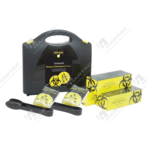 Sharps & Biohazard Station 330*350*95mm With Wall Bracket