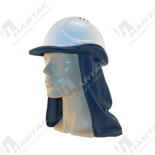 Hard Hat Flap Micro Mesh Navy Plain Pack