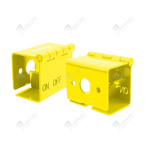 Starter Isolator Bracket / Lock Box Stainless Steel (Yellow)
