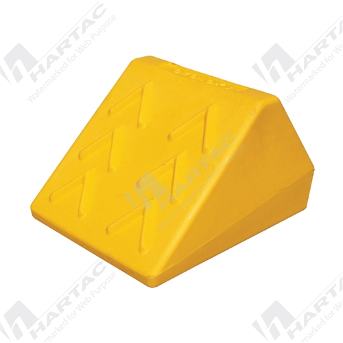Yellow Wheel Chock 160H x 300L x 210W mm 1.25kg