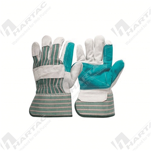 Frontier Glove Leather Polishers Knuckle Bar Style Size L (Pack of 12 Pairs)