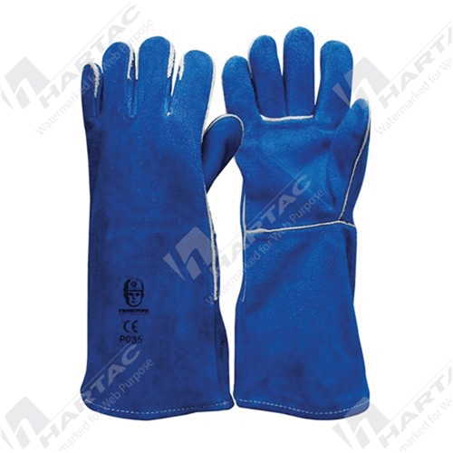 Frontier Glove - Welder Blue Gauntlet (Pack of 12 Pairs)