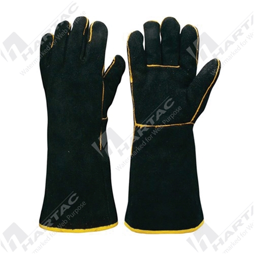 Frontier Glove - Welder Black and Gold Gauntlet (Pk of 12 Pairs)
