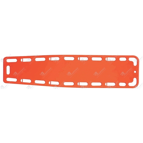 7.4kg Trek DuroApex Backboard Flat Spine Board, Orange 186 (L) x 47(W) x 10cm(H)