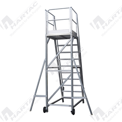 RapidStep HD Work Platform 5 Step Ladder 800*800 Platform Area 1400H*1310L*1000W