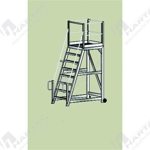RapidStep HD Work Platform 8 Step Ladder 1000*1000 PlatformArea 2250H*1820L*1200W