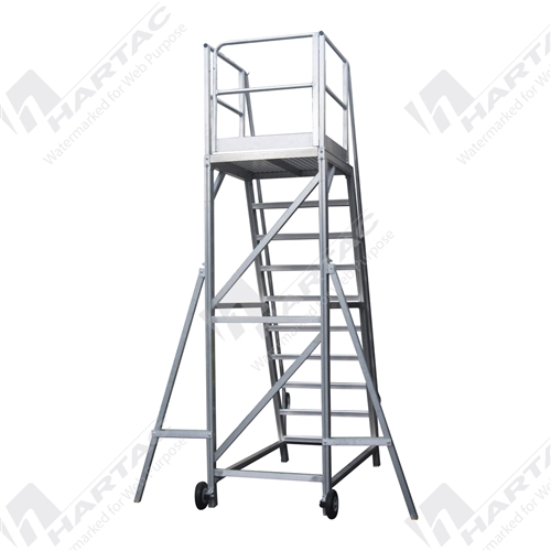 RapidStep HD Work Platform 8 Step Ladder 1000*1000 PlatformArea 2250H*1820L*1200W