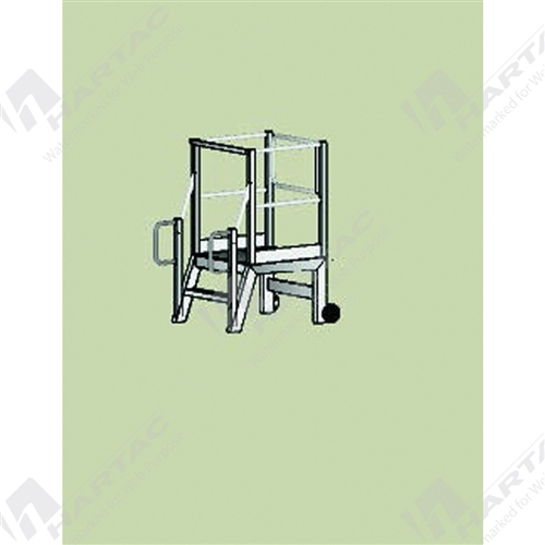 RapidStep HD Work Platform 2 Step Ladder 800*800 Platform Area 570H*1110L*1000W