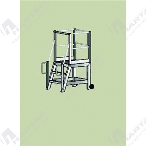 RapidStep HD Work Platform 3 Step Ladder 800*800 Platform Area 850H*1110L*1000W