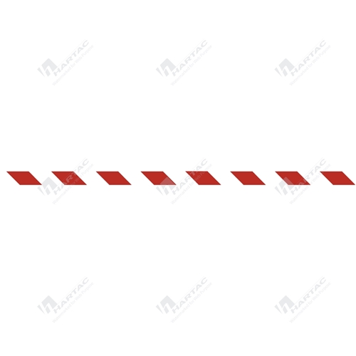 15m Retractable Safety Barrier w/ Red/White Stripe Tape w/ Mag. Mounts