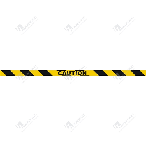 15m Retractable Safety Barrier w/ Black/Yellow Stripe Tape Caution w/ SS316 Hook Clip